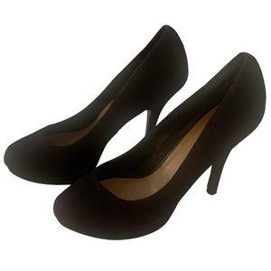 Call It Spring Black Suede Platform High Heels